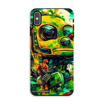 Mechanical Muse: Vibrant Graffiti Odyssey in Surreal Auto Wonderland Tough Phone Case - D'Sare