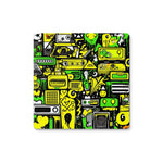 Graffiti Green and Yellow Abstract: A Dive into Vibrant Urban Art Coaster - D'Sare 