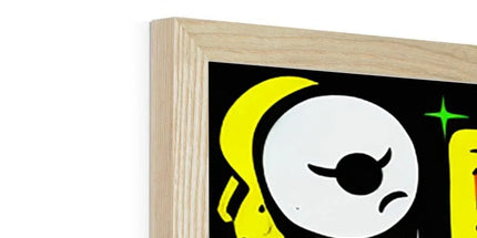 Graffiti Green and Yellow Abstract: A Dive into Vibrant Urban Art Budget Framed Poster by Prodigi
