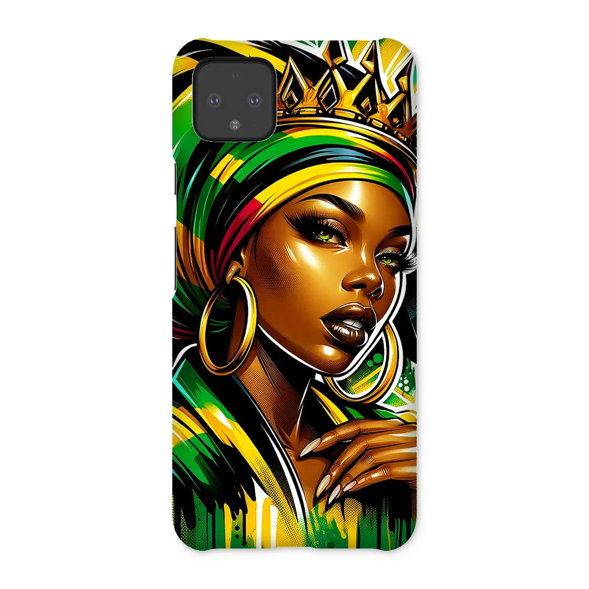 Gift For Her Rasta Queen Street Black Women Gift Snap Phone Case - D'Sare