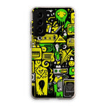Graffiti Green and Yellow Abstract: A Dive into Vibrant Urban Art Eco Phone Case - D'Sare 