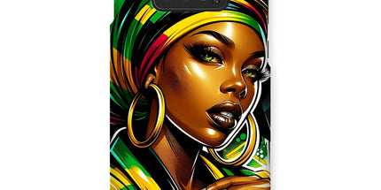 Gift For Her Rasta Queen Street Black Women Gift Snap Phone Case - D'Sare