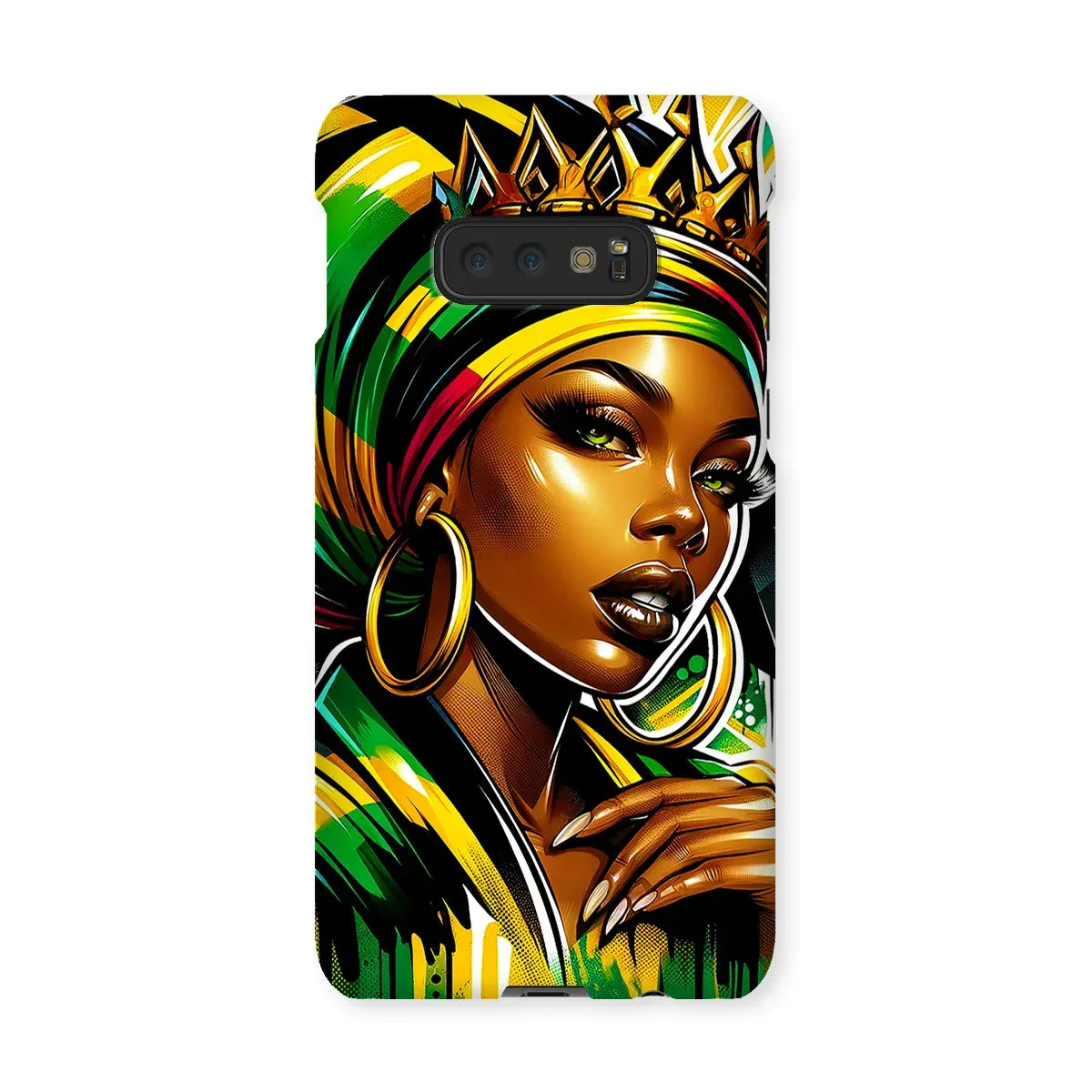 Gift For Her Rasta Queen Street Black Women Gift Snap Phone Case - D'Sare