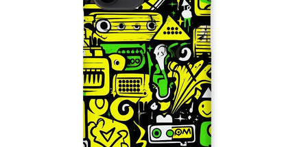 Graffiti Green and Yellow Abstract: A Dive into Vibrant Urban Art Snap Phone Case by Prodigi