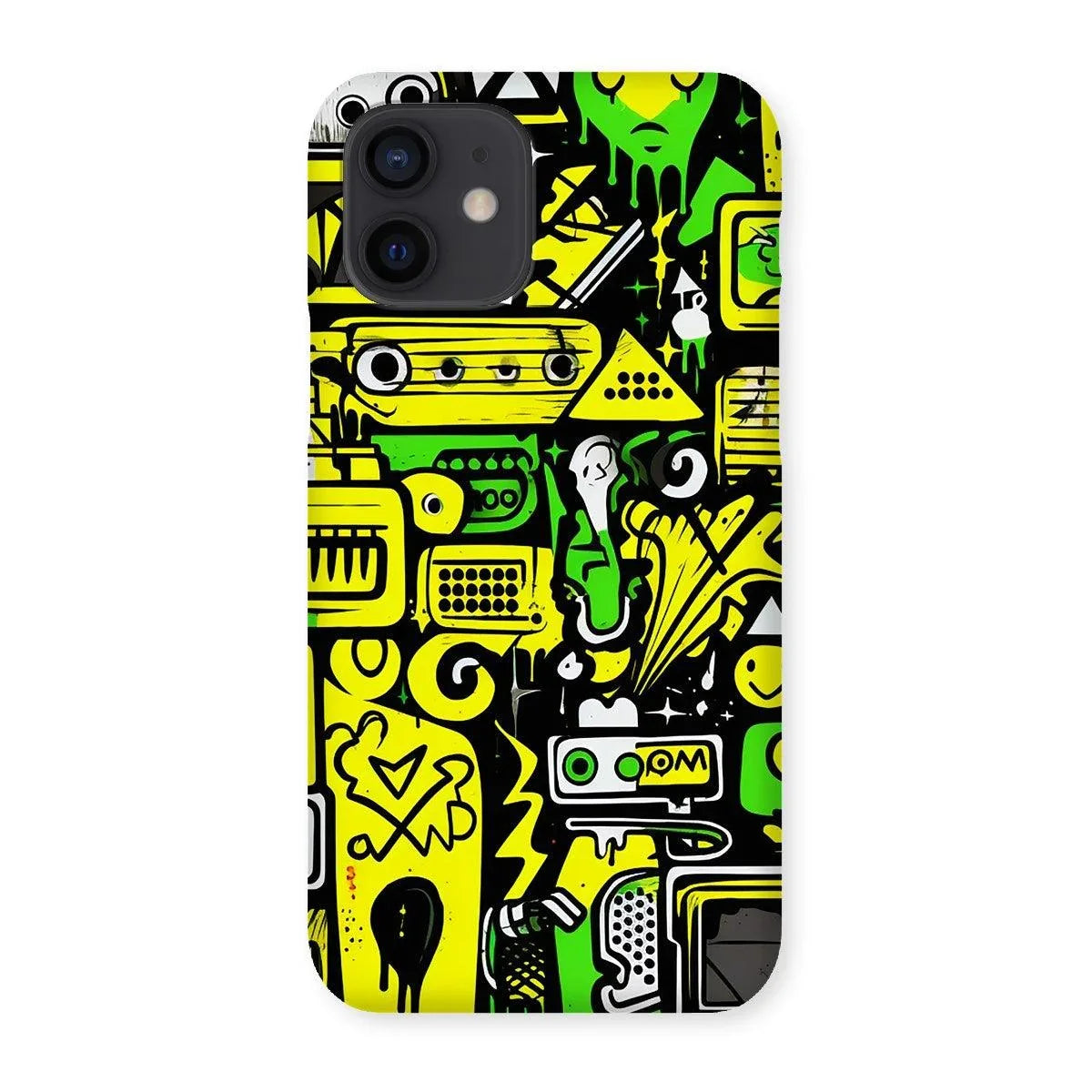 Graffiti Green and Yellow Abstract: A Dive into Vibrant Urban Art Snap Phone Case by Prodigi