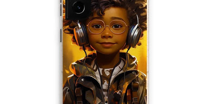 Little Boy Dino Dream: MelanatedMe Adventures by D'Sare Eco Phone Case by Prodigi