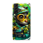 Nature's Resilience: Surreal Auto-Forest Artwork - Whimsical Raccoon and Greenery Infused Car  Snap Phone Case - D'Sare