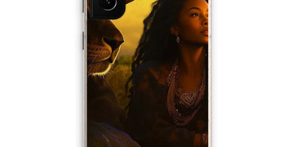 Empress Divine: The Black Feminine & Lion of Judah Legacy Eco Phone Case by Prodigi
