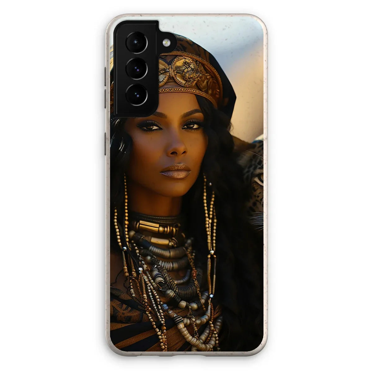 Blue Empress and The Majestic Leopard Eco Phone Case - D'Sare
