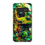 Mechanical Muse: Vibrant Graffiti Odyssey in Surreal Auto Wonderland Tough Phone Case - D'Sare