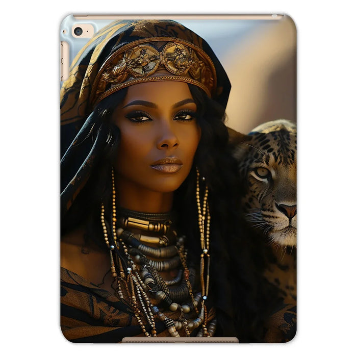 Blue Empress and The Majestic Leopard Tablet Cases