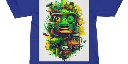 Graffiti Odyssey Surreal Urban Jungle Car Junk Yard Softstyle T-Shirt - D'Sare