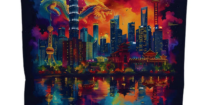 2024 Year Of The Dragon Celebration Canvas Tote Bag by Prodigi