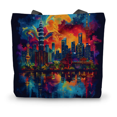 2024 Year Of The Dragon Celebration Canvas Tote Bag