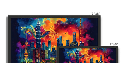 2024 Year Of The Dragon Celebration Framed Photo Tile by Prodigi