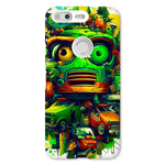 Graffiti Odyssey Surreal Urban Jungle Car Junk Yard Snap Phone Case - D'Sare