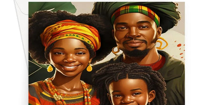 Happy MelanatedME Holidays Greeting Card - D'Sare