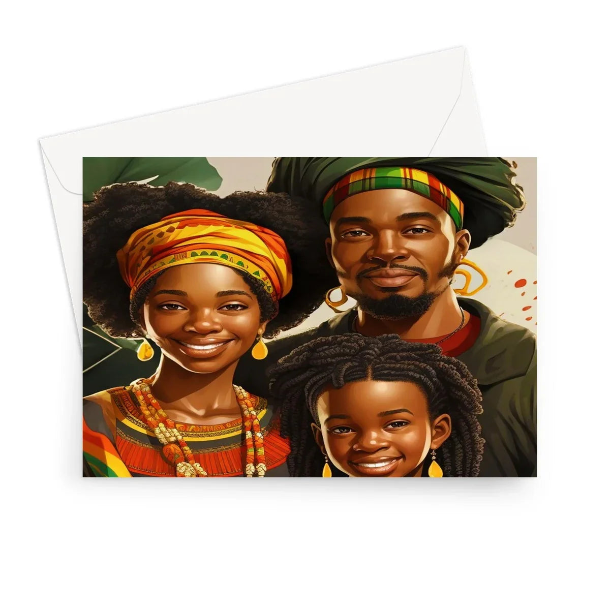 Happy MelanatedME Holidays Greeting Card - D'Sare