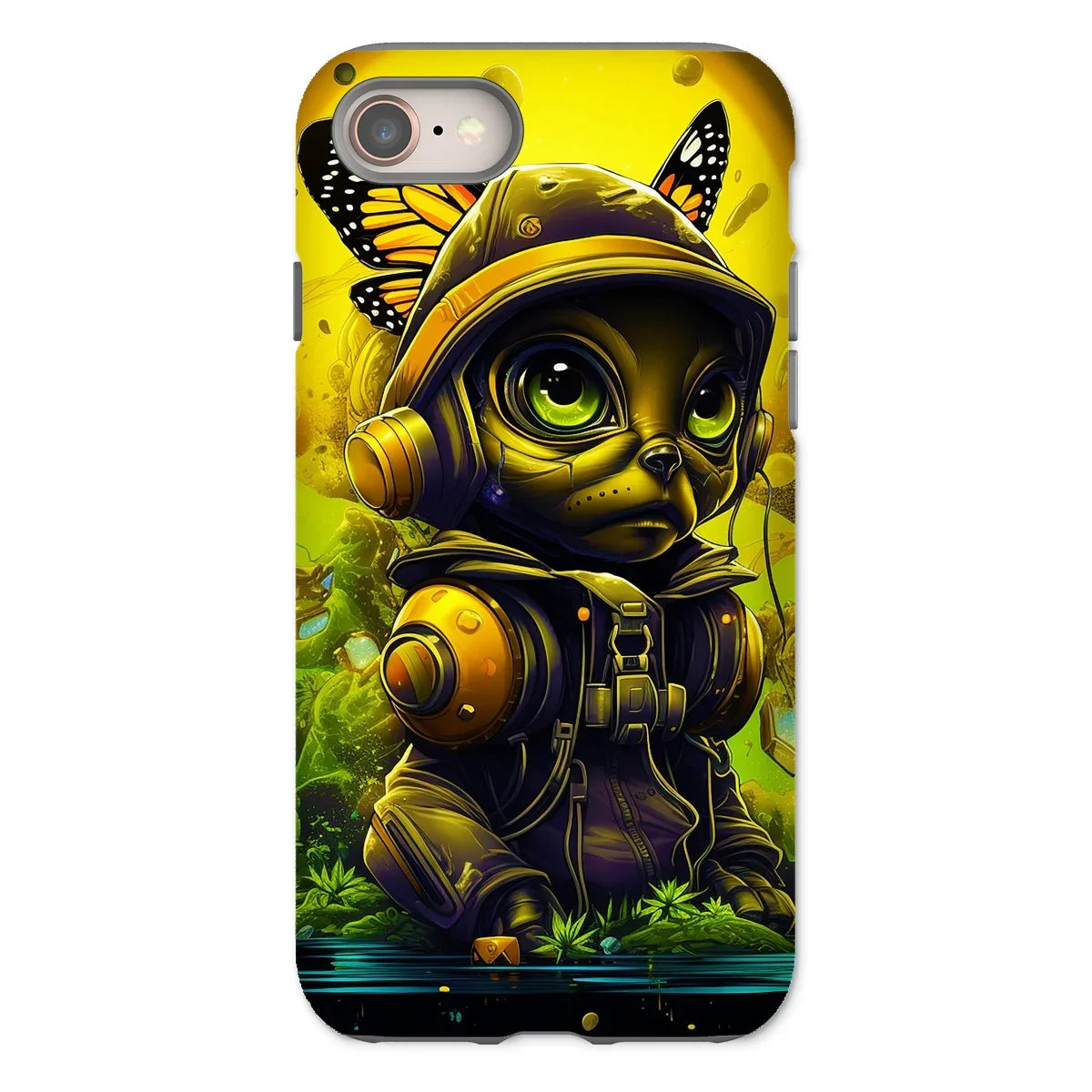 Lunar Explorer Pup | Intergalactic Canine Adventurer - Cosmic Voyage Sci-Fi Enthusiasts Tough Phone Case - D'Sare