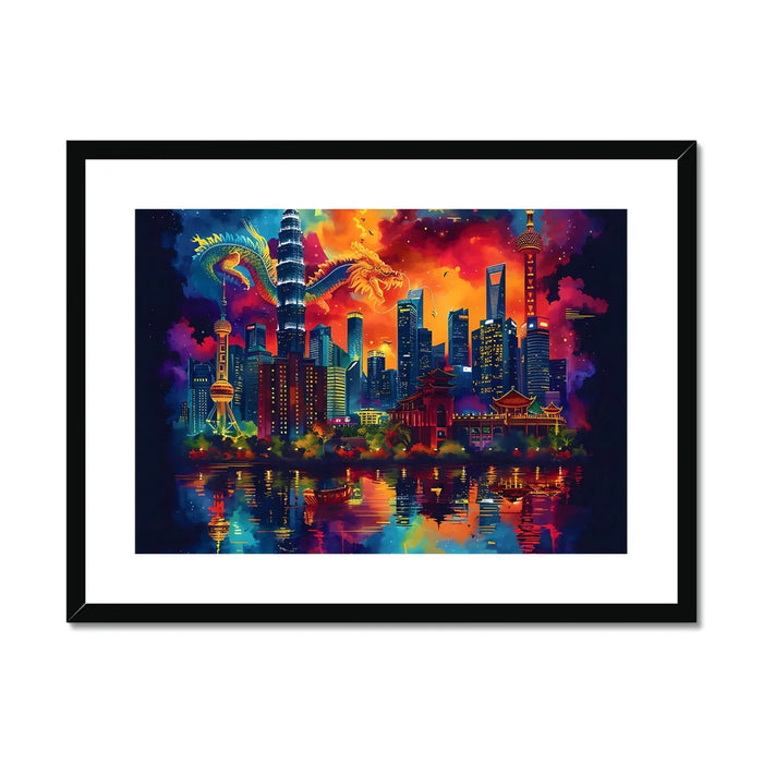 2024 Year Of The Dragon Celebration Framed & Mounted Print