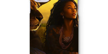 Empress Divine: The Black Feminine & Lion of Judah Legacy Snap Phone Case by Prodigi
