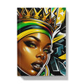 Gift For Her Rasta Queen Street Black Women Gift Hardback Journal by Prodigi