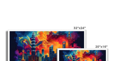 2024 Year Of The Dragon Celebration Budget Framed Poster - D'Sare