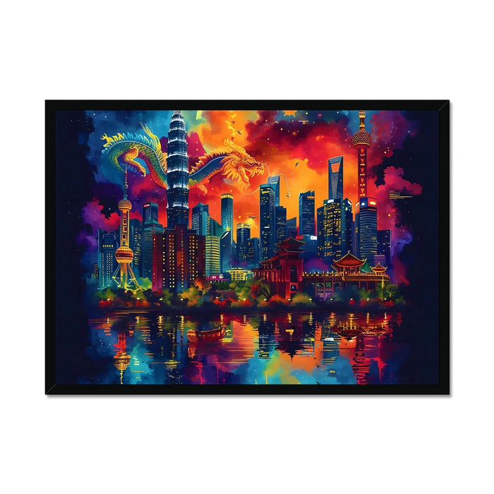2024 Year Of The Dragon Celebration Framed Print
