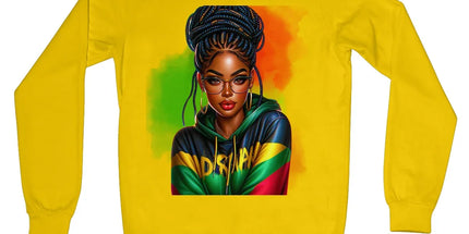 Irie Island Girl Crew Neck Sweatshirt by Prodigi