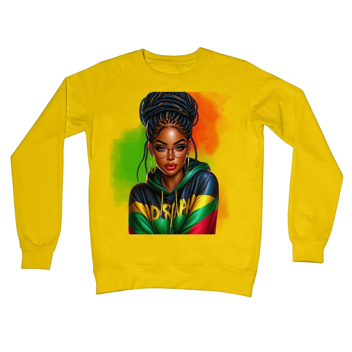 Irie Island Girl  Crew Neck Sweatshirt - D'Sare