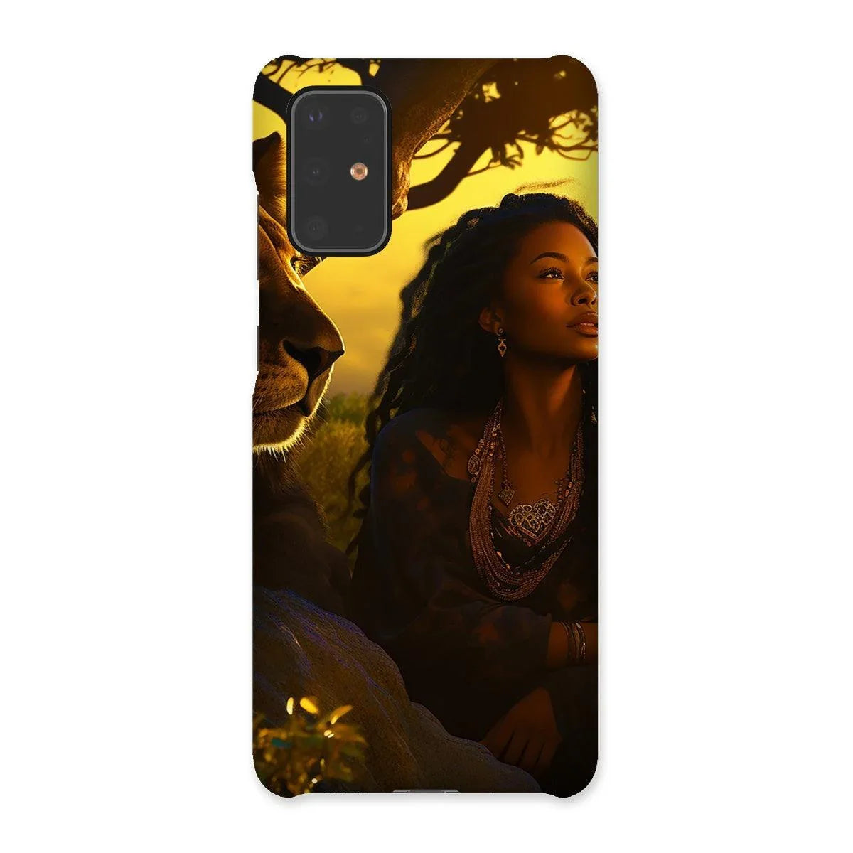 Empress Divine: The Black Feminine & Lion of Judah Legacy Snap Phone Case - D'Sare 