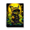 Lunar Explorer Pup | Intergalactic Canine Adventurer - Cosmic Voyage Sci-Fi Enthusiasts Notebook by D'Sare