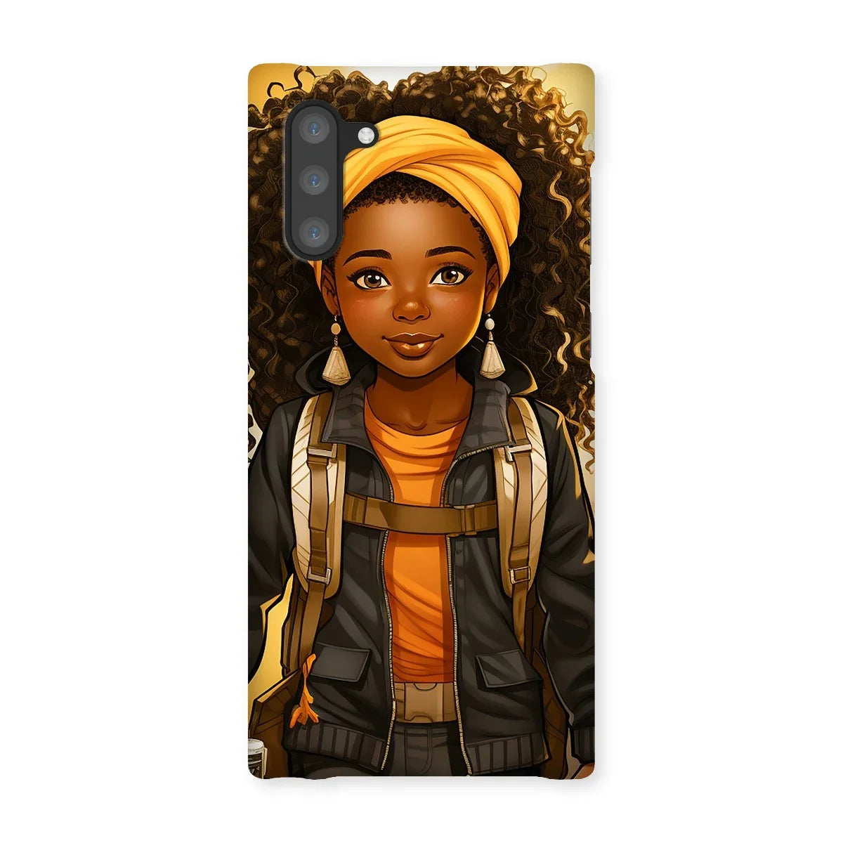 Autum Days Cute Black Girl MelanatedMe Snap Phone Case - D'Sare