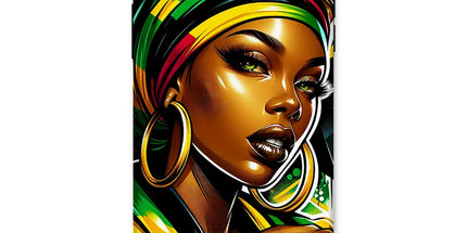 Gift For Her Rasta Queen Street Black Women Gift Tough Phone Case - D'Sare