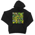 Graffiti Green and Yellow Abstract: A Dive into Vibrant Urban Art College Hoodie by Prodigi