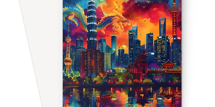 2024 Year Of The Dragon Celebration Greeting Card by Prodigi