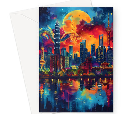 2024 Year Of The Dragon Celebration Greeting Card - D'Sare