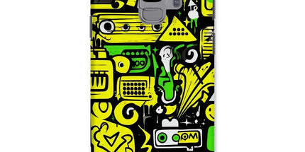 Graffiti Green and Yellow Abstract: A Dive into Vibrant Urban Art Snap Phone Case by Prodigi