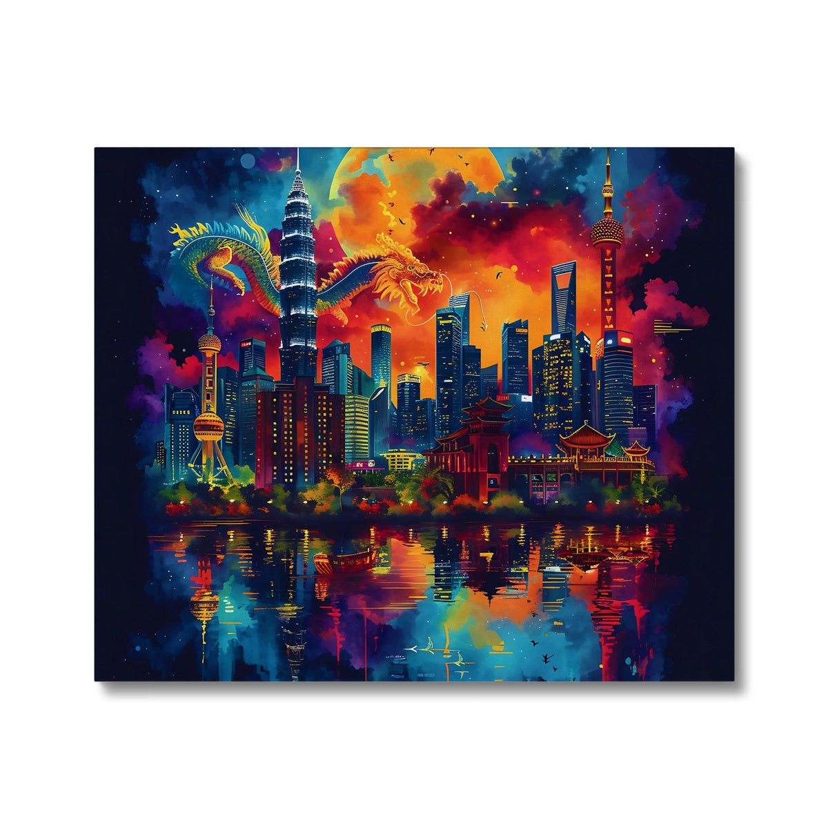 2024 Year Of The Dragon Celebration Canvas