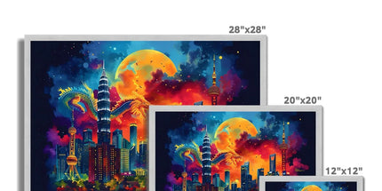 2024 Year Of The Dragon Celebration Antique Framed Print - D'Sare