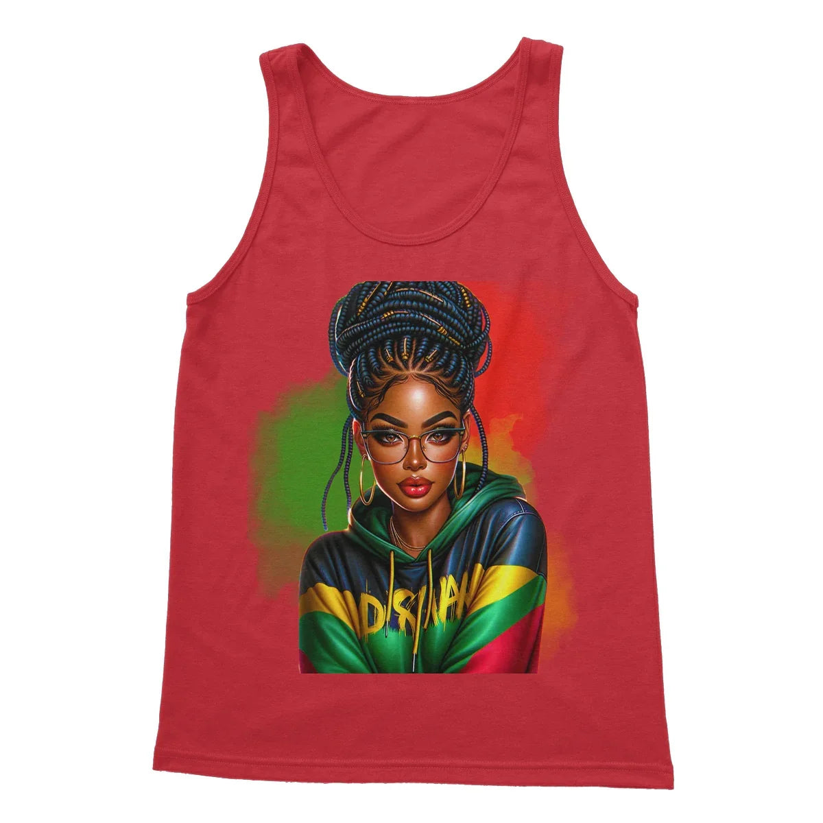 Irie Island Girl  Softstyle Tank Top - D'Sare