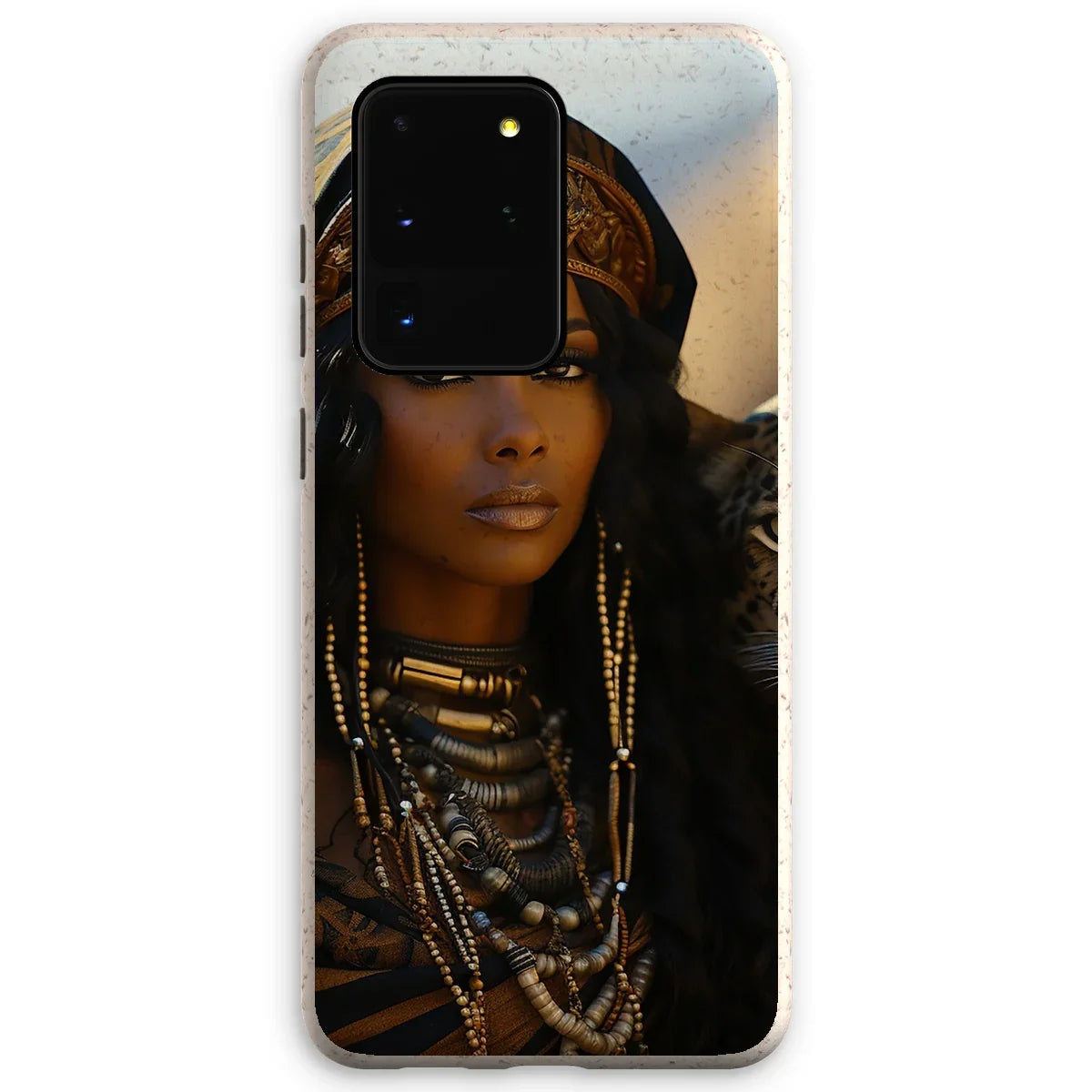 Blue Empress and The Majestic Leopard Eco Phone Case - D'Sare