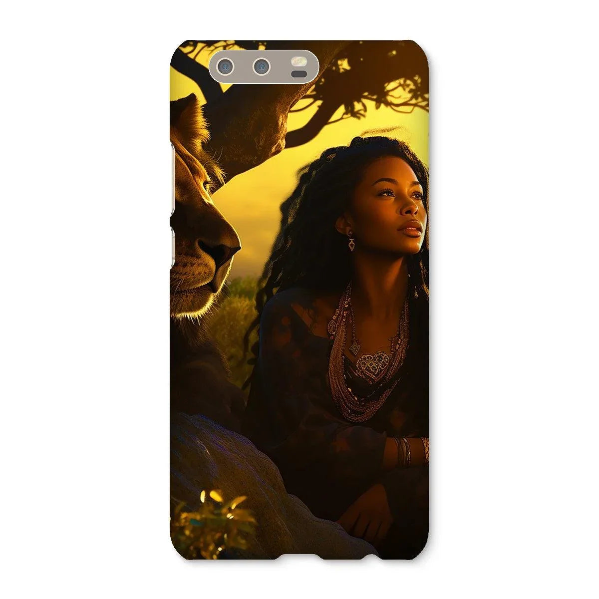 Empress Divine: The Black Feminine & Lion of Judah Legacy Snap Phone Case - D'Sare 