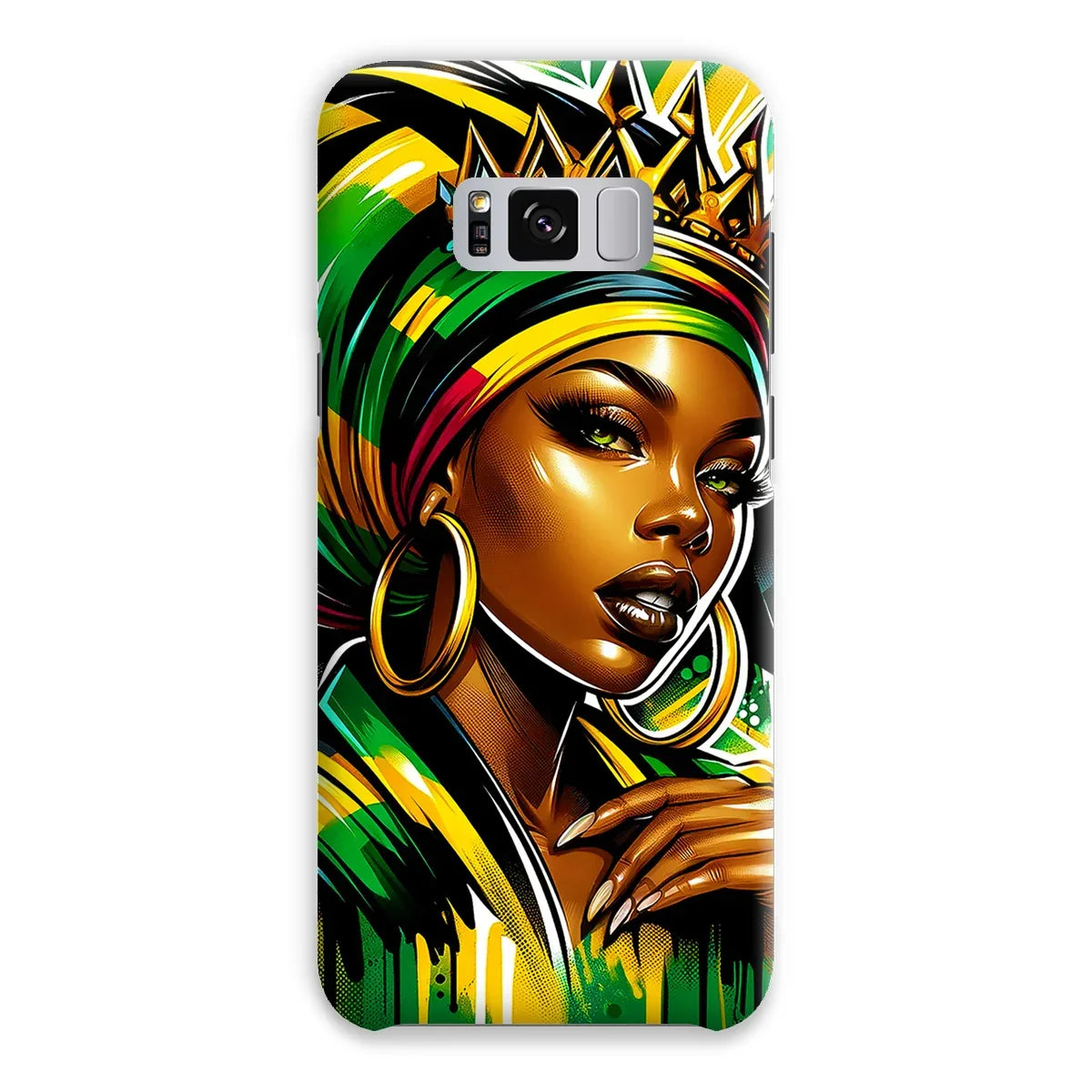 Gift For Her Rasta Queen Street Black Women Gift Snap Phone Case - D'Sare