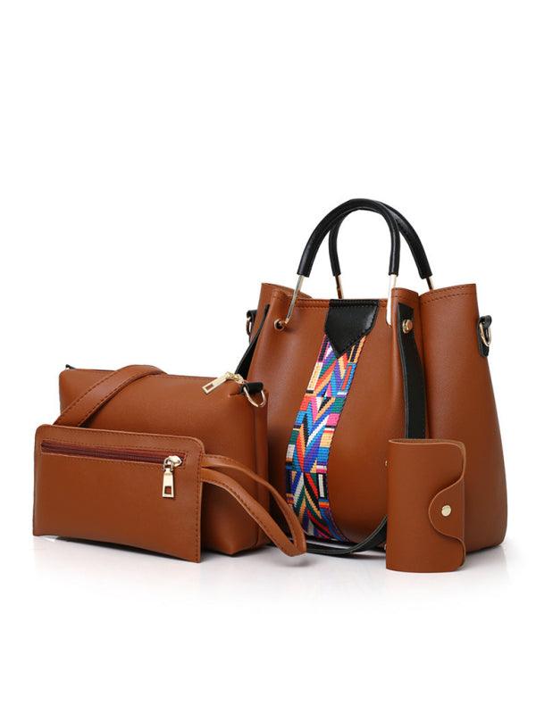 Four-piece mother-in-law bag portable shoulder messenger bag bucket bag - D'Sare 
