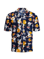 Summer new seaside casual Hawaiian short-sleeved shirt