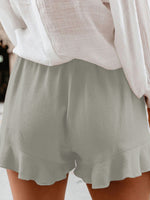 Women's Woven Casual High Waist Loose Straight Shorts - D'Sare 