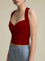 V knitted camisole top - D'Sare 