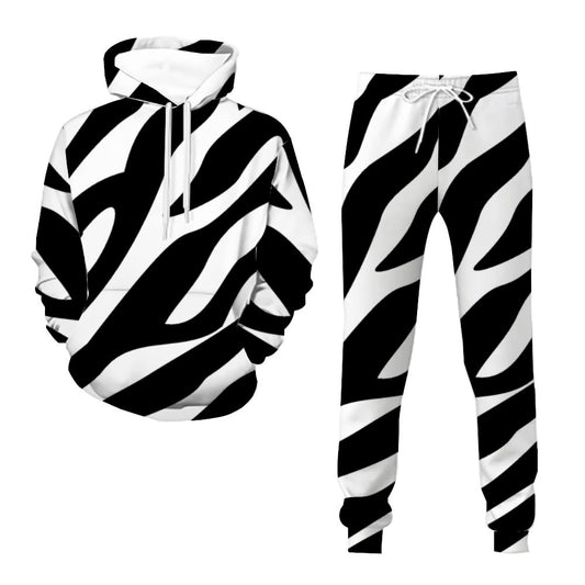 Exotic Zebra Print Cozy Sweater Set