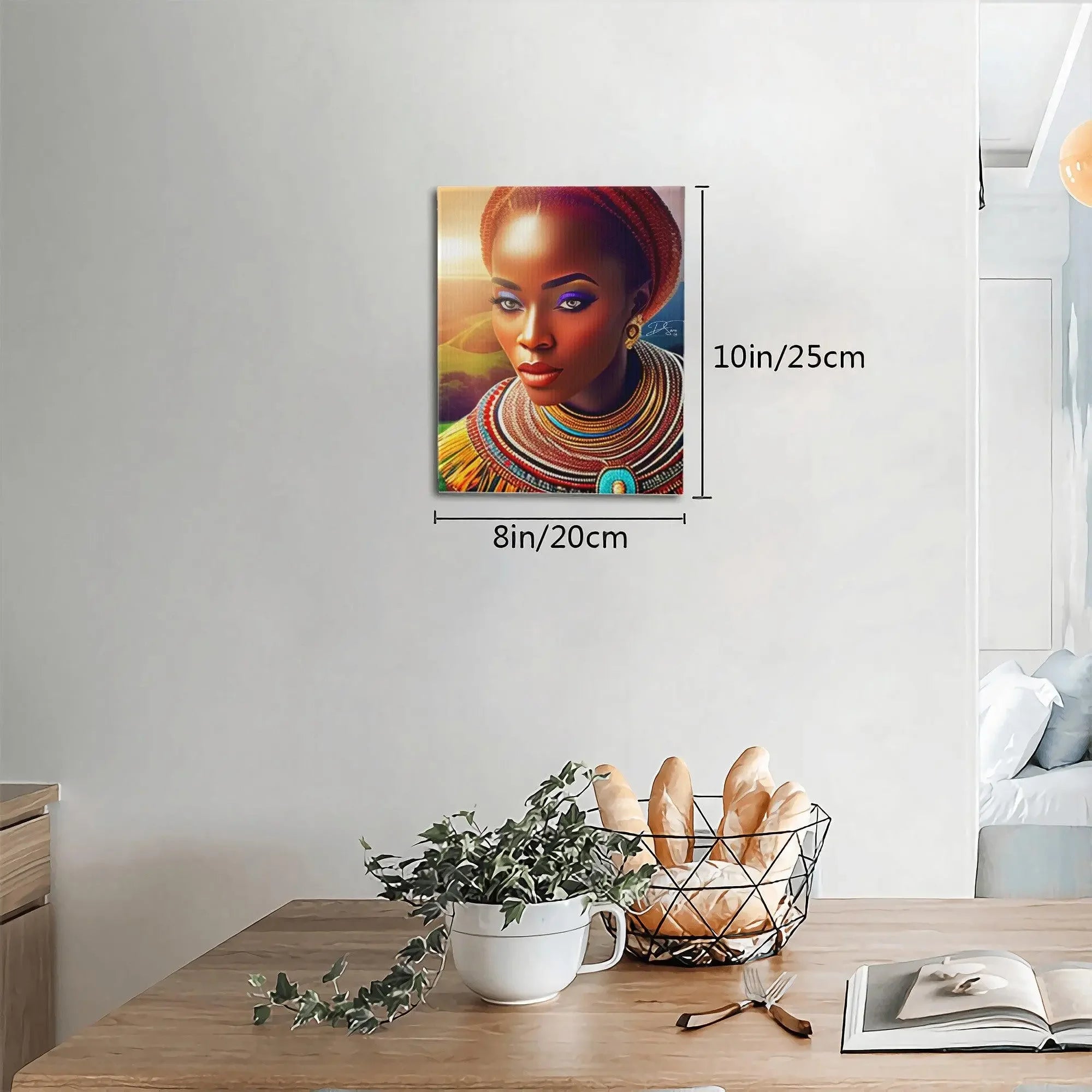 The Divine Elder Canvas Frameless Decorative Painting 8x10in - D'Sare 